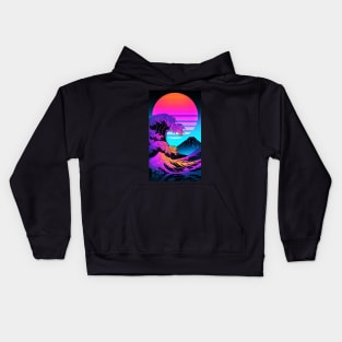 Japanese retro Kids Hoodie